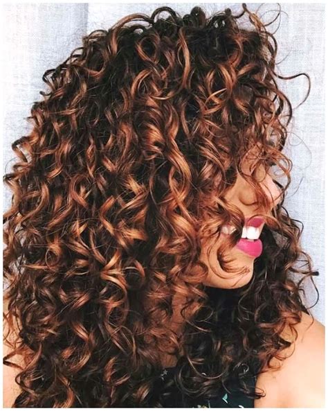 fall colors for curly hair